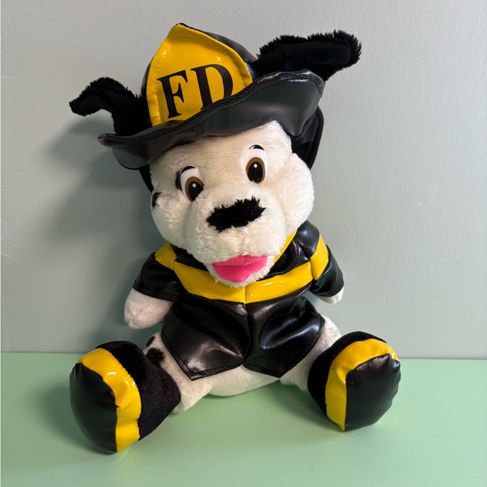 Ganz Fireman Dalmatian Plush Stuffed Animal, 13” Tall Plush Kids Toy